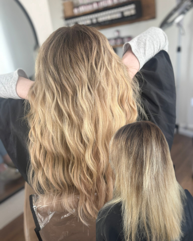 Haartressen Vorher/Nachher